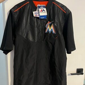 Majestic Marlins Fans Shirt (Medium)